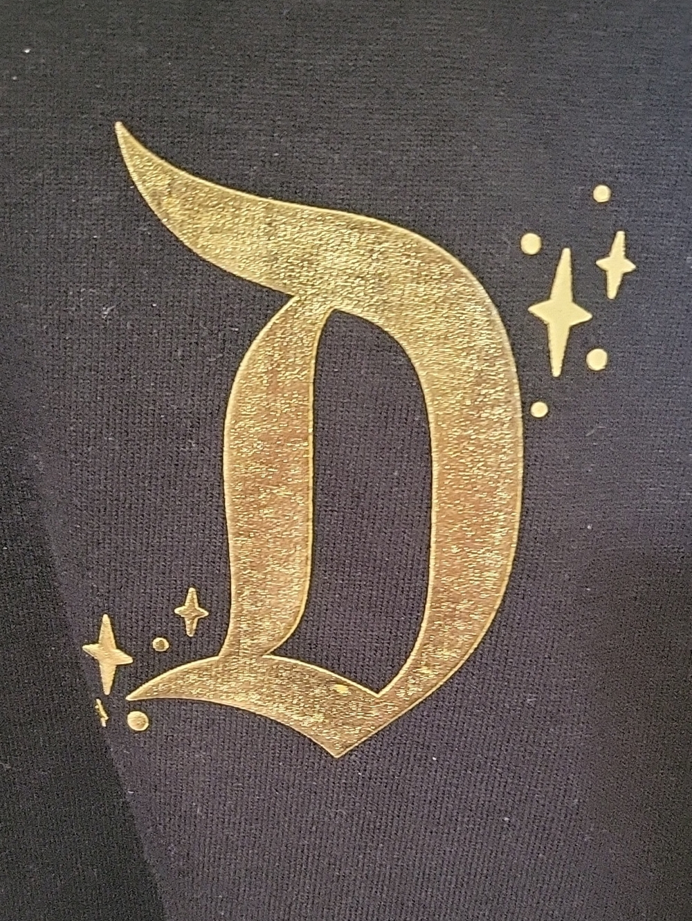 Disneyland Black and Gold Disney Spirit Jersey with Castle on the Back Size XL - Picture 3 of 12